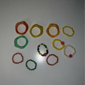 11 pack shein rings
